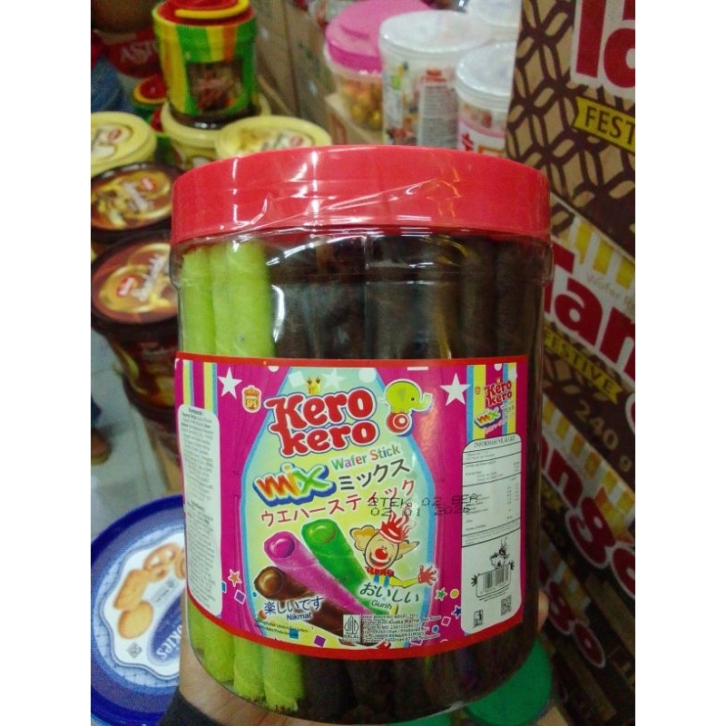 

1 Toples Cemilan kero kero wafer stick