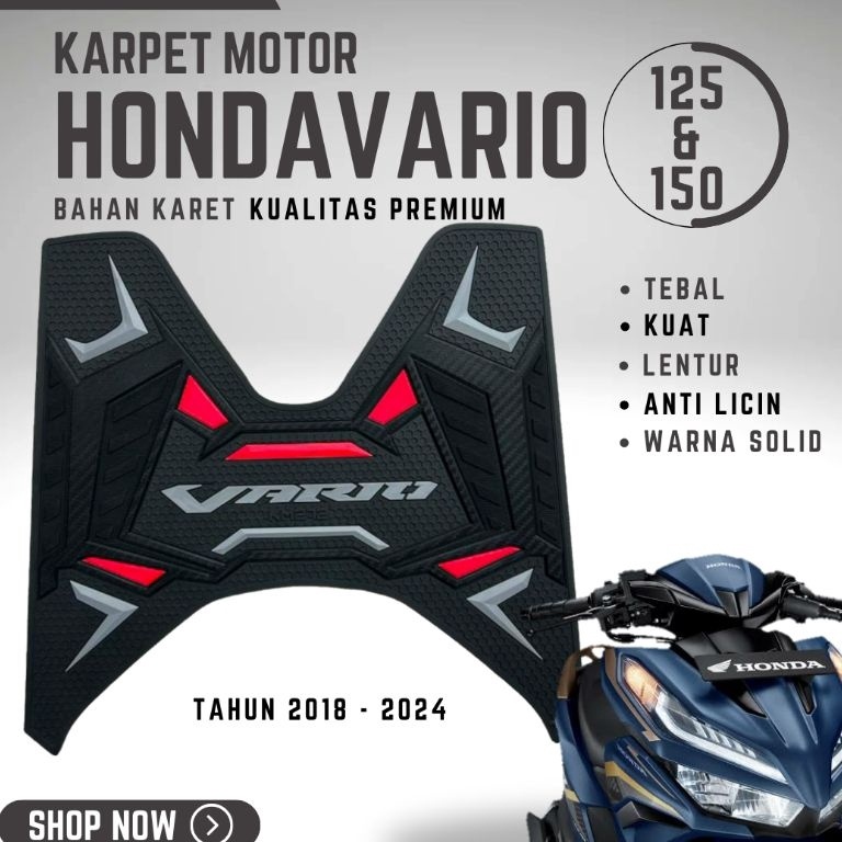 KODE C26X KARPET MOTOR HONDA VARIO  ALAS KAKI MOTOR HONDA VARIO  PIJAKAN KAKI MOTOR HONDA VARIO  AKS