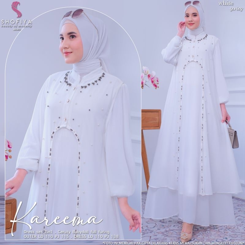 GAMIS SET OUTER JUMBO LD110 - KAREEMA SHOFIYA