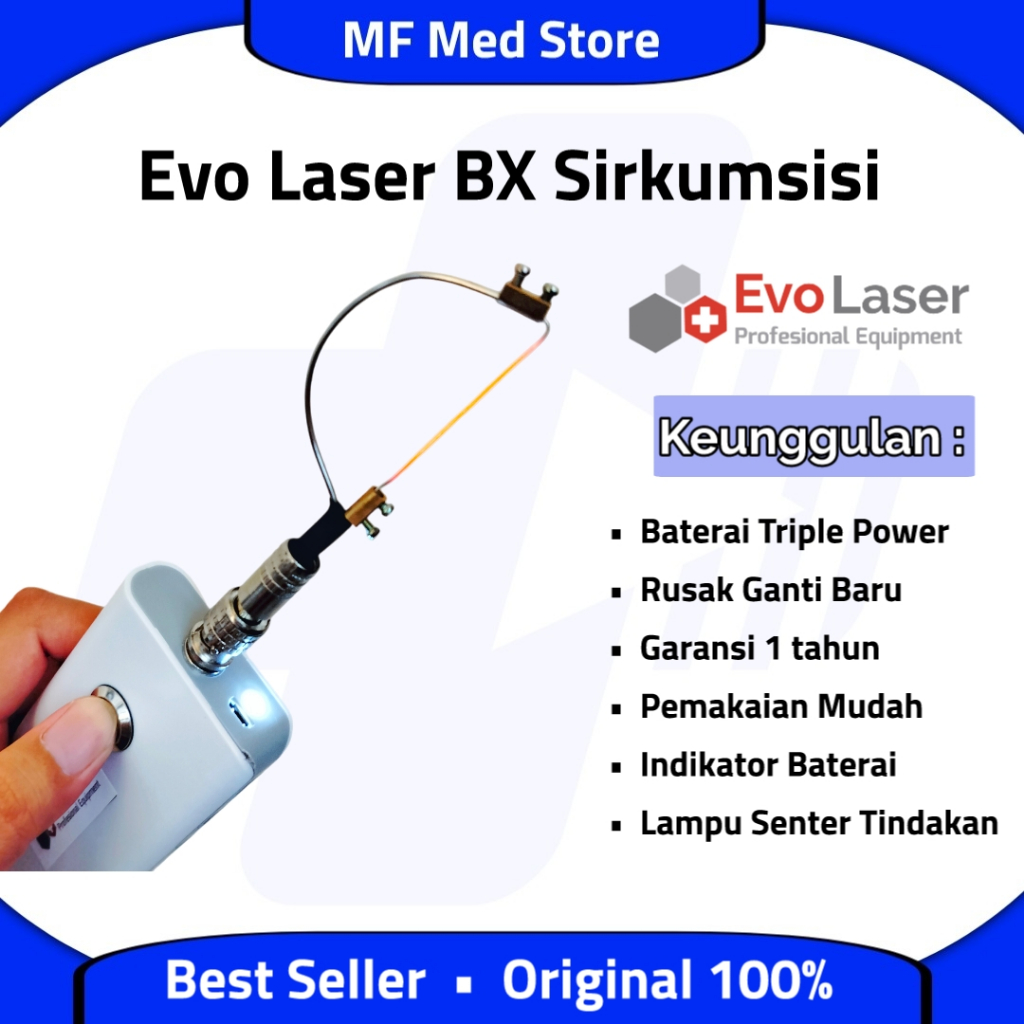 [Best Product] Evo Laser BX Alat Sunat Laser / Cauter Khitan / Laser Khitan / Laser Sunat Portabel /