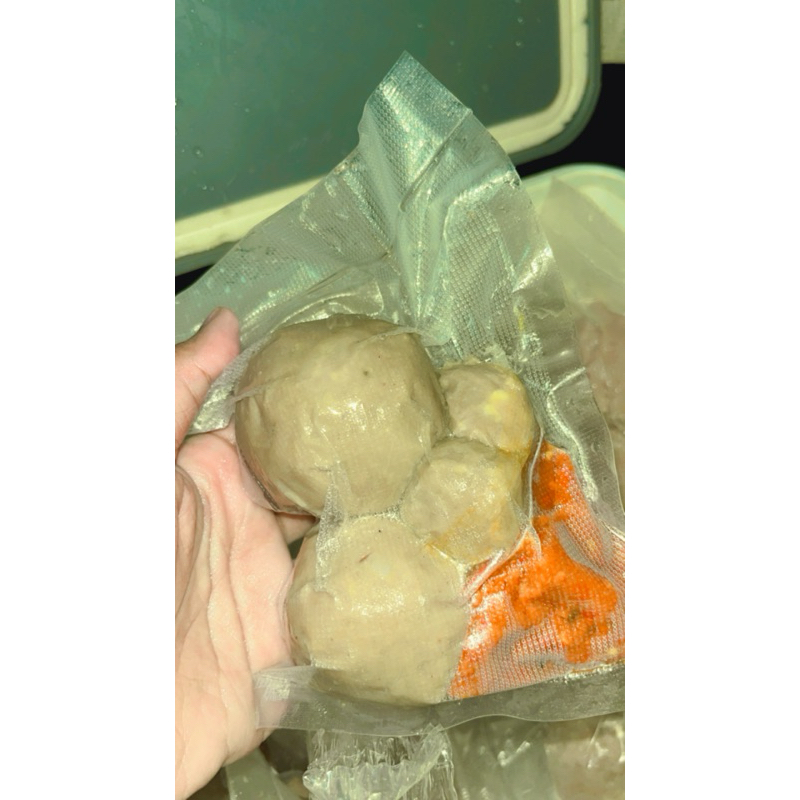 

bakso mix (daging cincang & keju kumer)