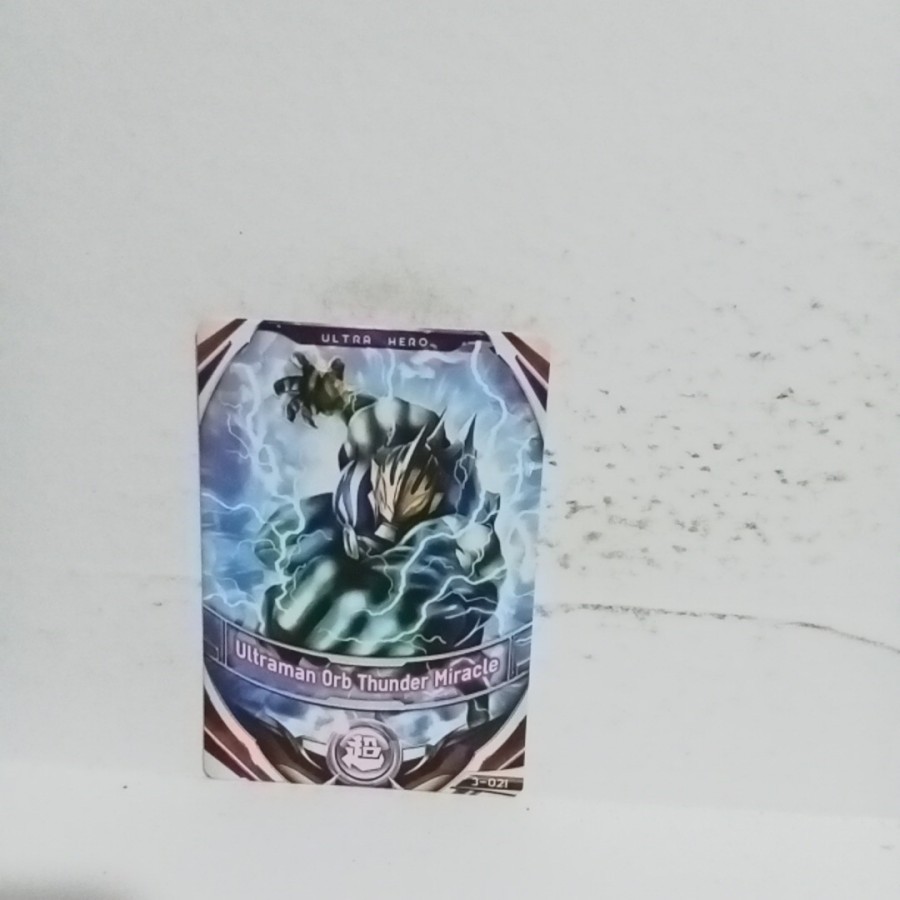 Paket Kartu Ultraman Fusion Fight R Ultraman Orb Thunder Miracle Versi 3-021