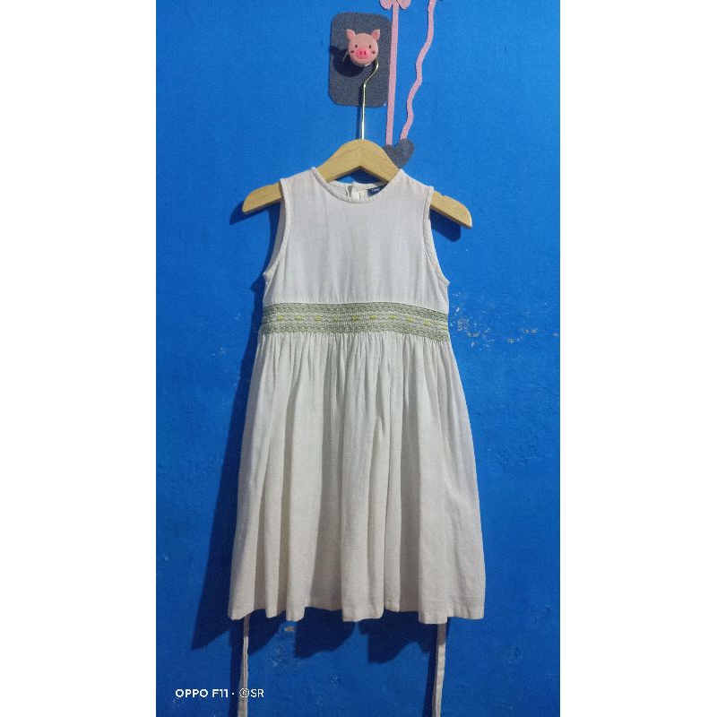 preloved smocked dress anak