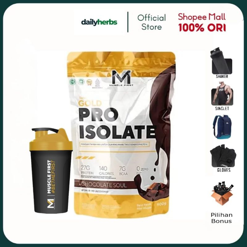 Muscle First Gold Series Pro Isolate 2 lbs Susu Protein Whey Isolate Supplement Fitness