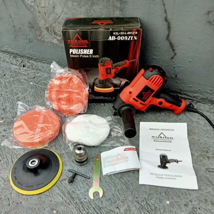 NEW Mesin Poles Mobil 400-650W 5 inch 2 IN 1 / motor car mesin poles / Mesin Amplas / poilsher mobil