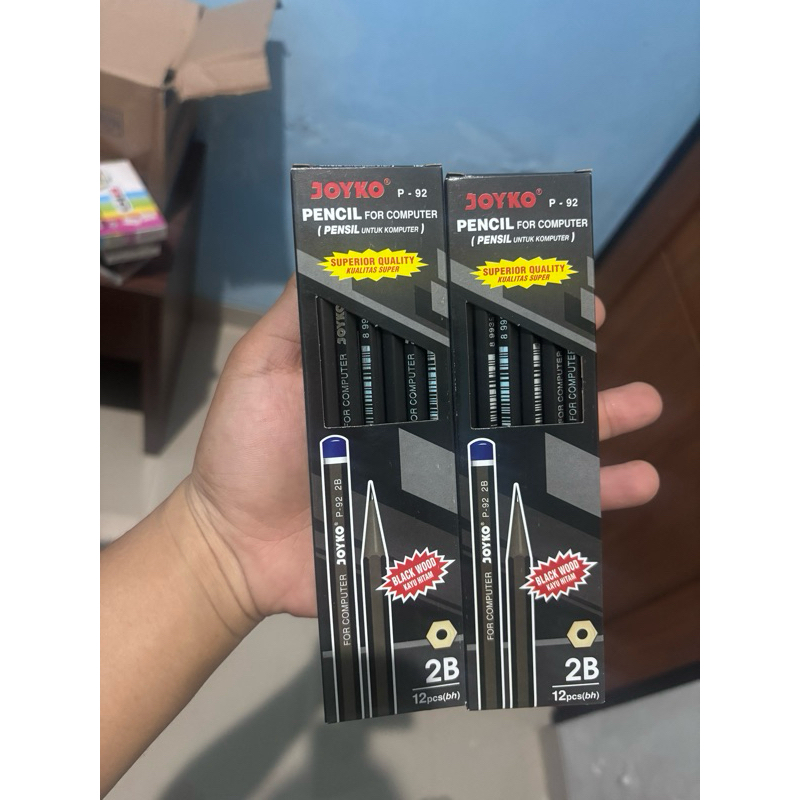 

pensil 2b joyko P-92 Hitam 1 pack 12 pcs