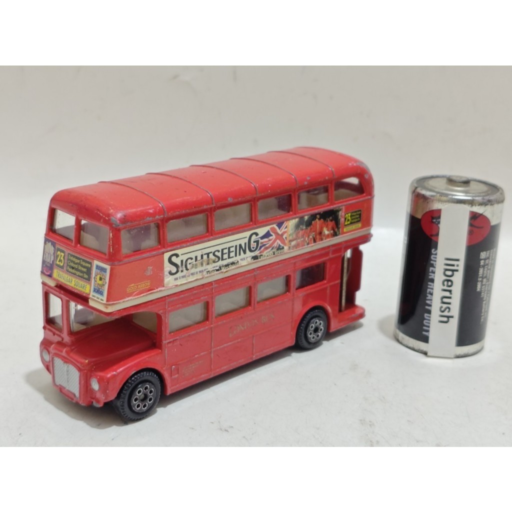 Diecast realtoy london bus sightseeing public transportation