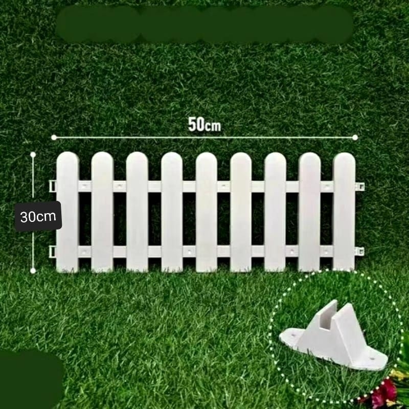 Greenleaf Pagar Taman plastik panjang 3 meter untuk indoor dan outdoor