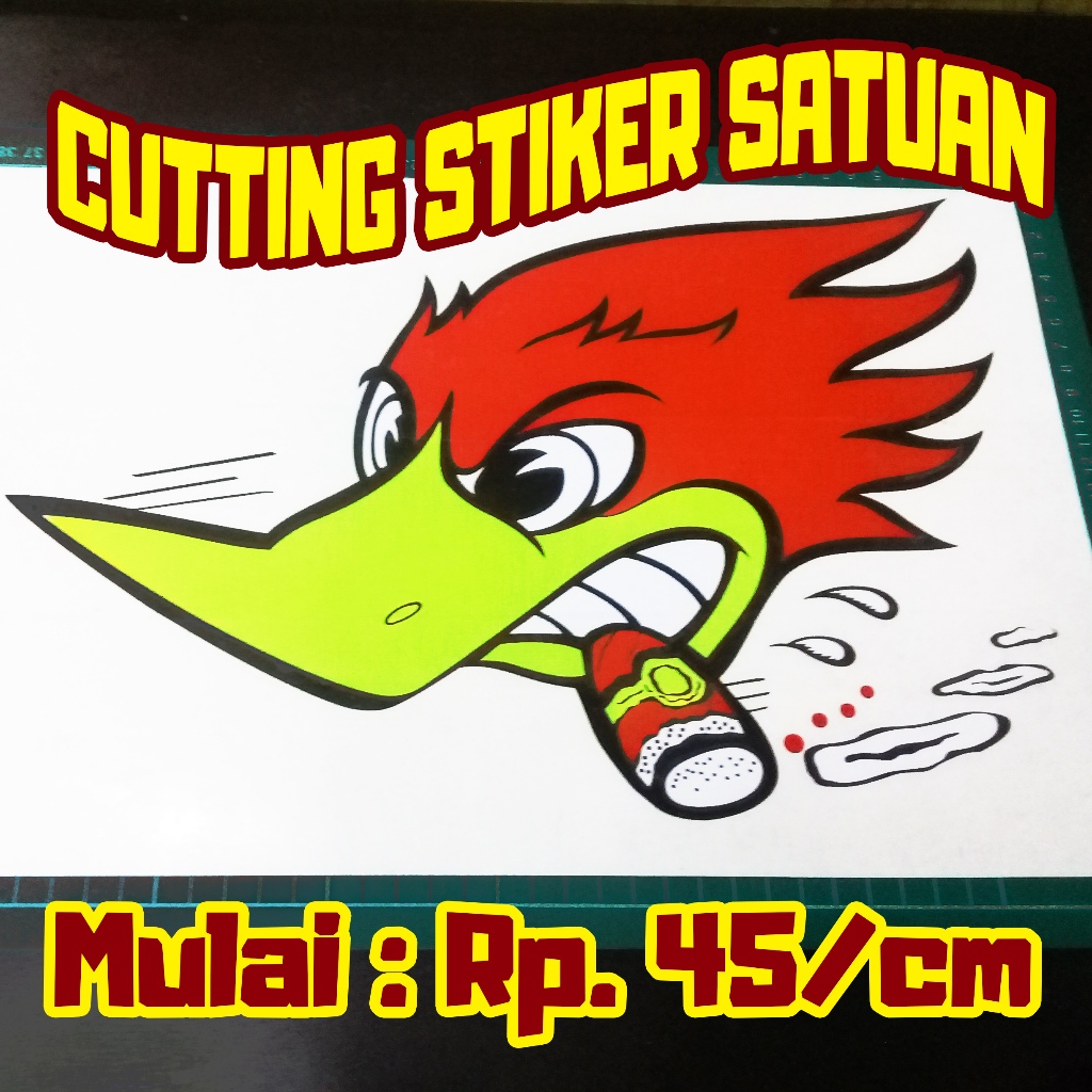 CUTTING STIKER BAHAN ORACAL 651 BUAT LOGO UNTUK BODY MOTOR MOBIL STIKER OUTDOOR