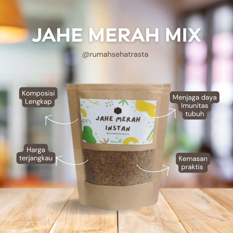 

Jahe Merah Mix Instan RumahsehatRasta