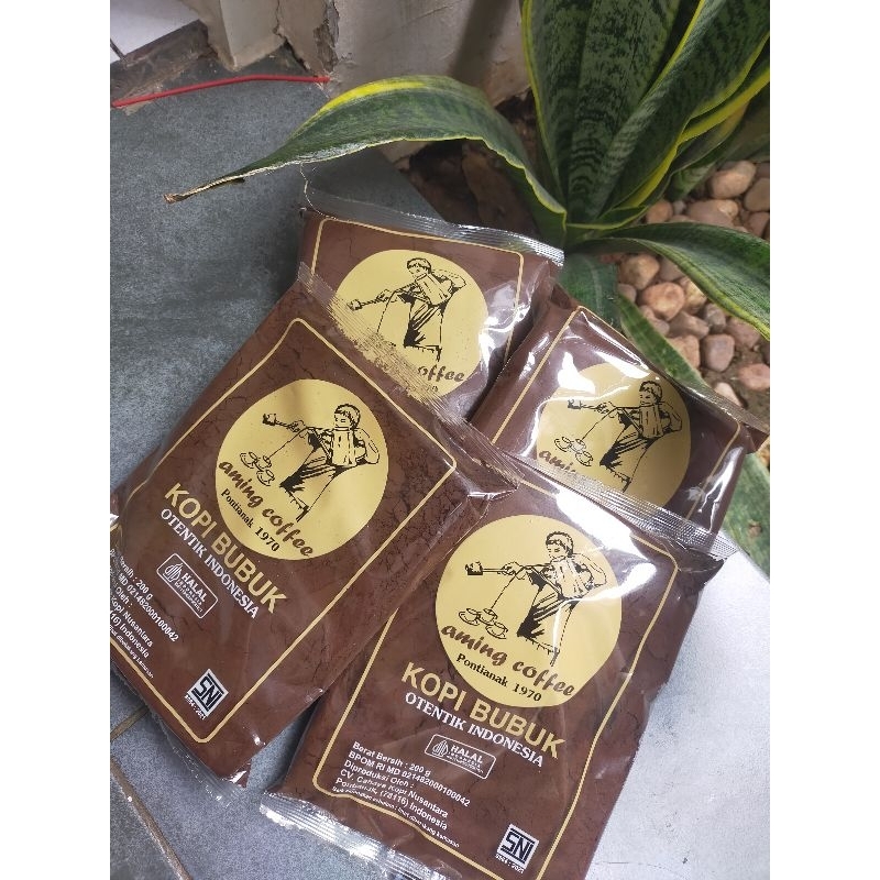 

kopi Aming robusta 100 gram Pontianak Kalimantan barat ole ole