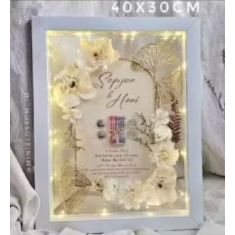 kode 238 dome bahan triplek grafir tulisan bentuk kubah nama tgl ayat arti dekorasi hiasan mahar