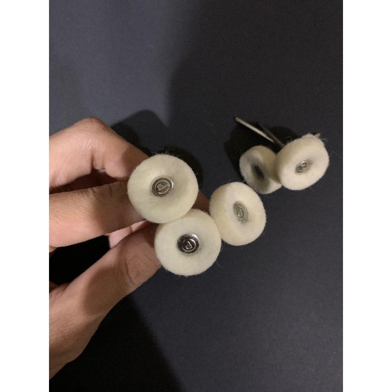 Mata Bor Kain / Mata Tuner Kain / Mini Drill Poles putih