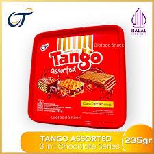 

TANGO WAFER ASSORTED JAR/TIMBA KOTAK MERAH CHOCOLATE SERIES 235 GRAM - Tango Toples/Wafer Tango/Wafer Cokelat/Wafer Tango Kaleng/Wafer Rasa Cokelat