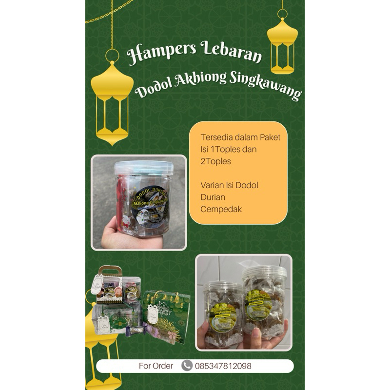 

Hampers Lebaran Dodol Akhiong Singkawang