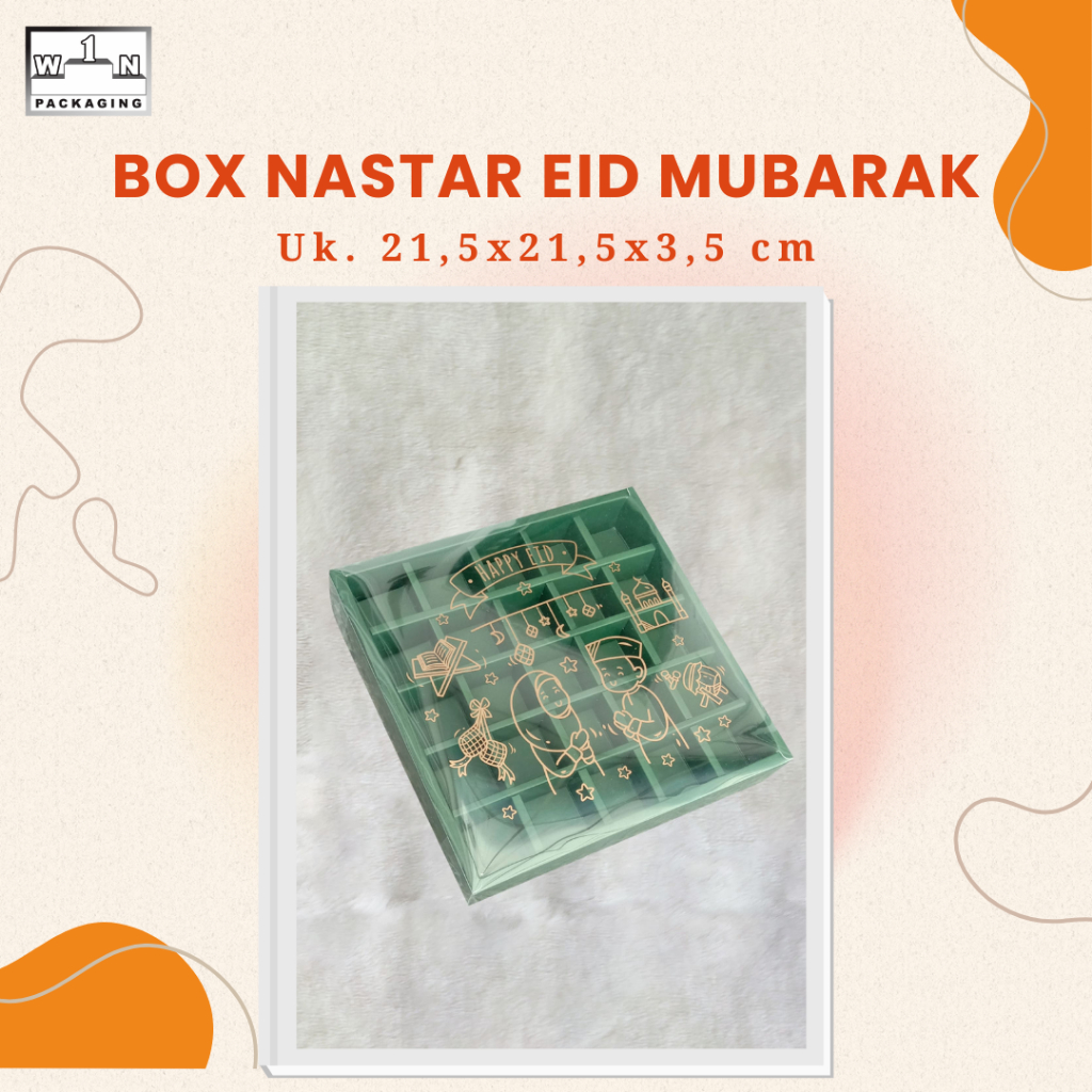 

Box Nastar Sekat Mika Eid 25 Kotak Nastar Mochi Coklat Pie Eid Mubarak Snack Box Mika Lebaran Kue