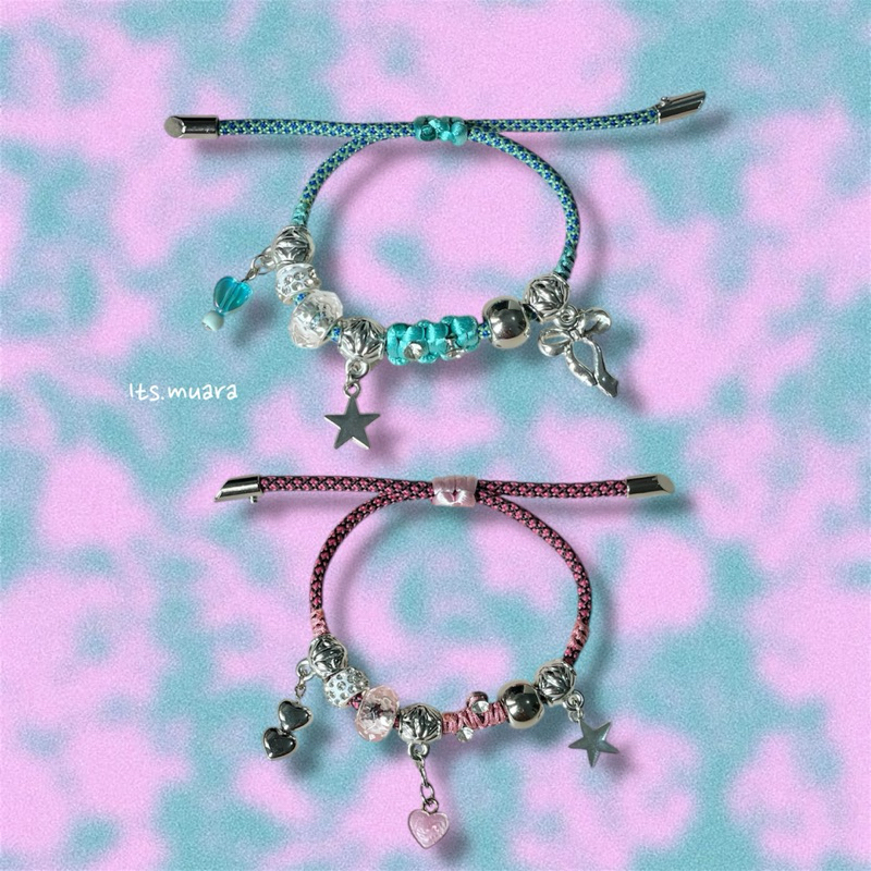 charm bracelet | gelang paracord | gelang pandora | paracord bracelet