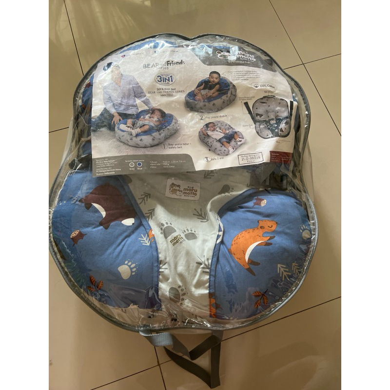 MoruMotto 3in1 Baby Sofa Bear And Friends Series MMK9002