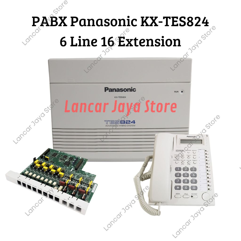 PANASONIC PABX KX-TES824 Pabx Panasonic 6 Line 16 Extension