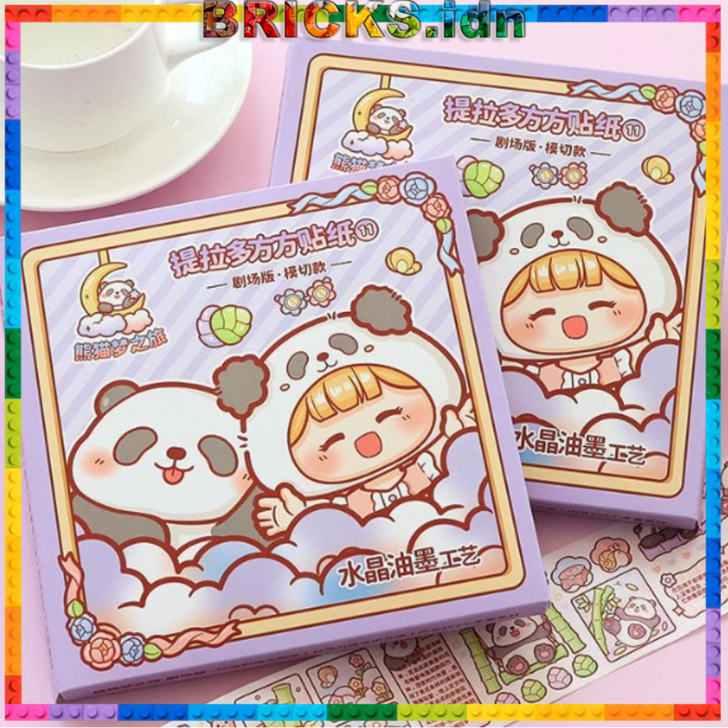 

Sticker Box Edisi Panda Girl Bisa Untuk Journaling Sticker DIY TLD143