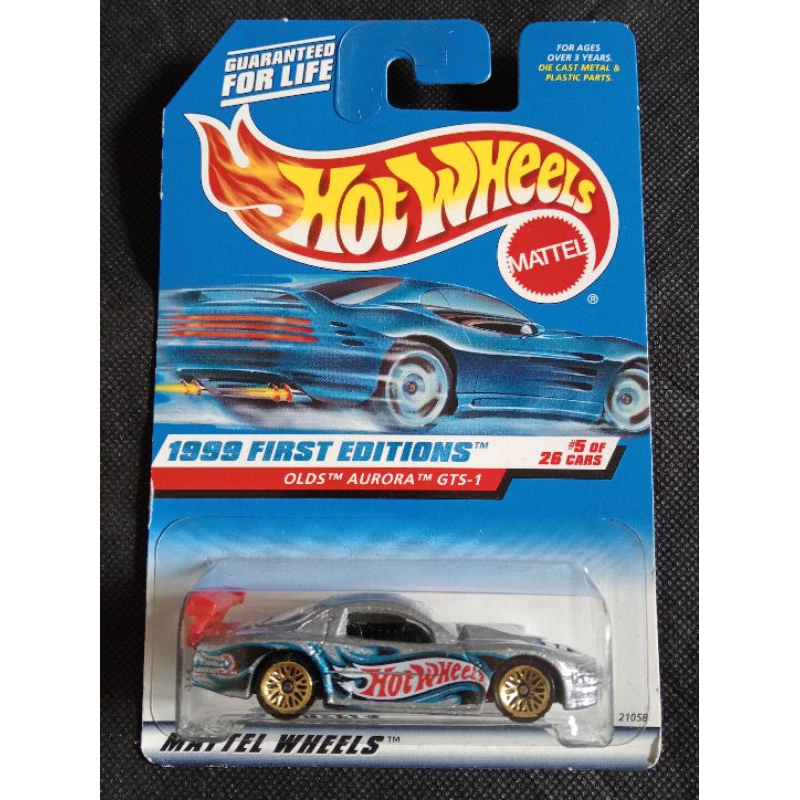 HOT WHEELS OLDS AURORA GTS-1 SILVER