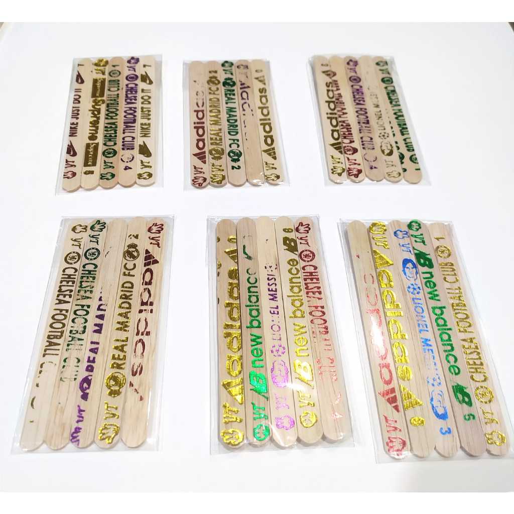 Stik sablon TINTA EMAS Mainan stick kayu prakarya dan kerajinan tangan.STIK VIRAL