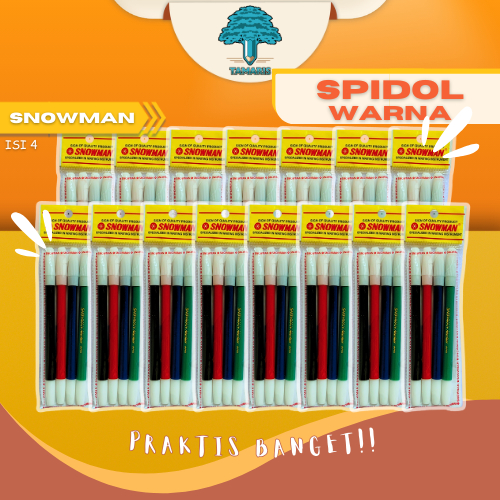 

Spidol Snowman Set 4 Warna