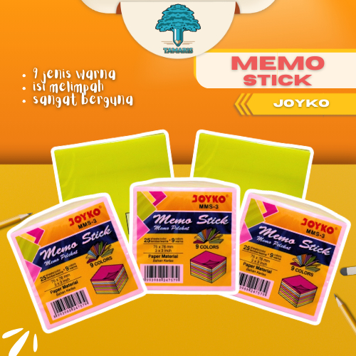 

Joyko Memo & Sticky notes polos/penanda halaman isi 100 - 225