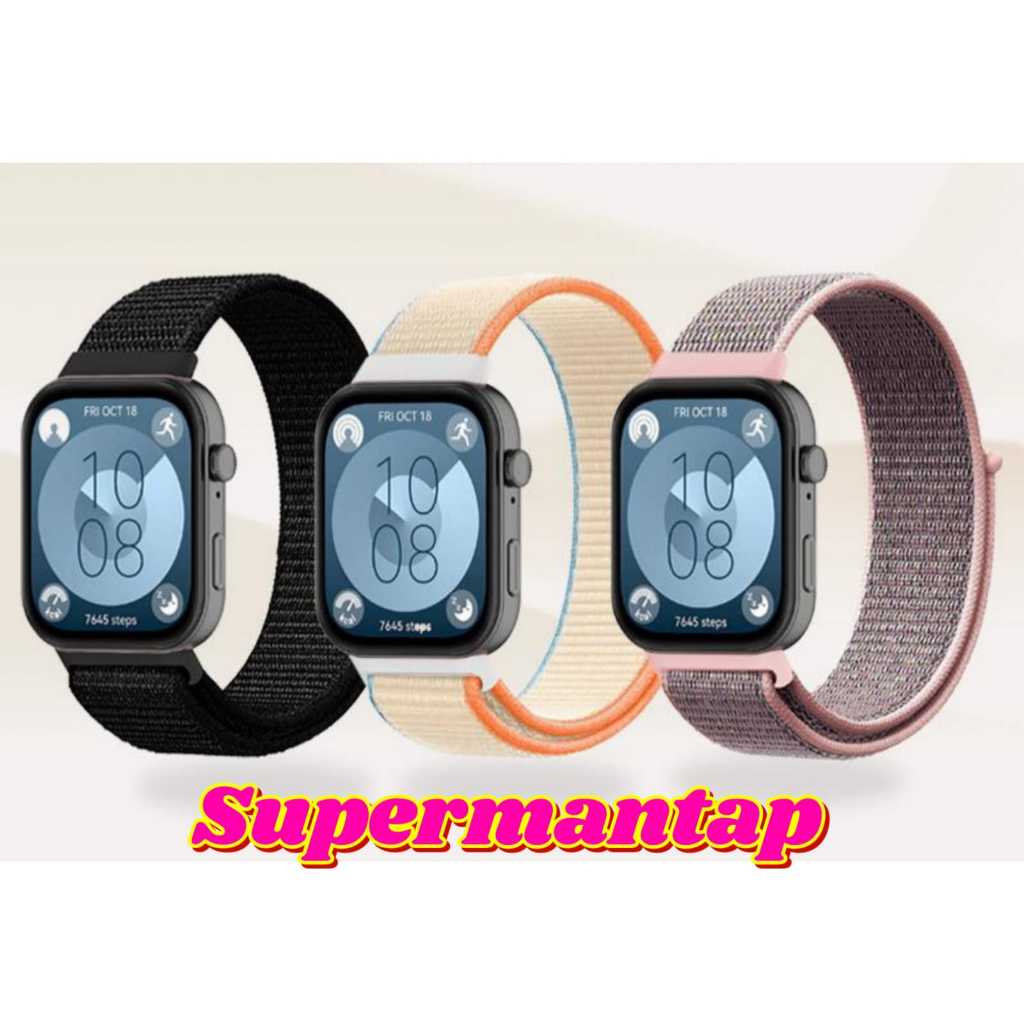 Strap Nylon Smartwatch Aukey LS02 Tali Pengganti Smartwatch Aukey LS02 Bahan Nilon