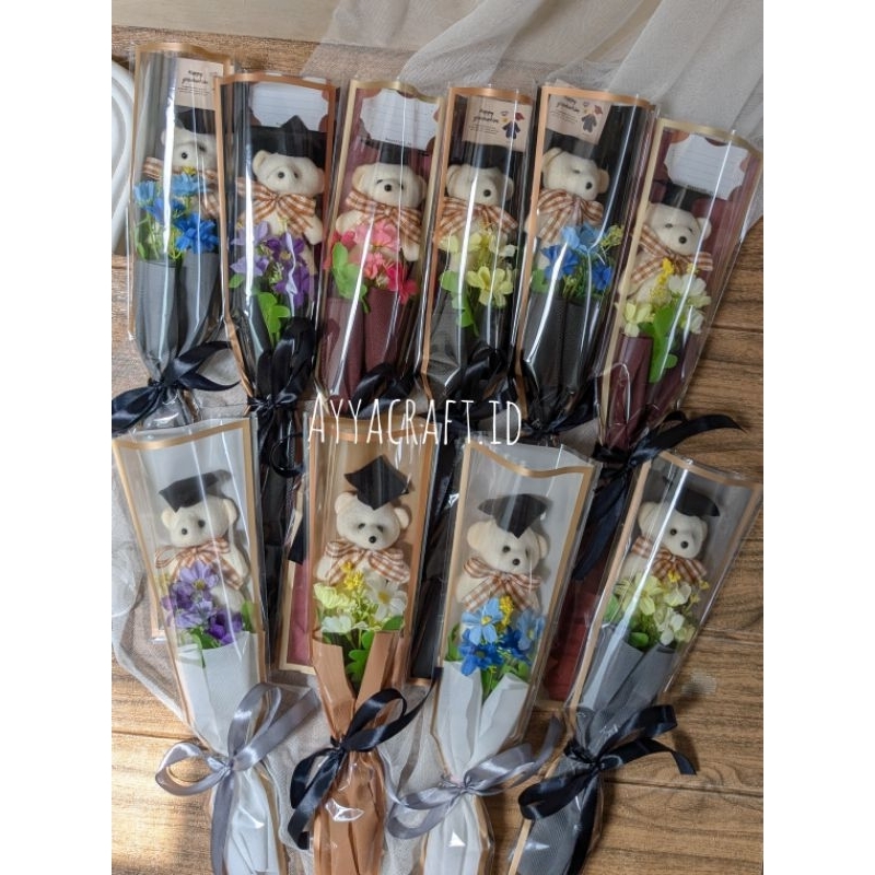 AYYACRAFT.ID// BUKET BONEKA SERU SERUAN BUKET MINI BUKET SIDANG BUKET WISUDA BUKET WISUDA PAUD TK SD