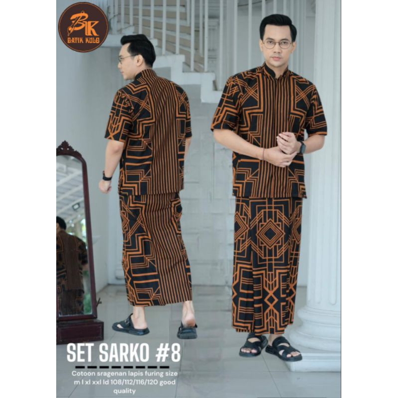 sarkem batik solo halus /set SARKO batik solo halus