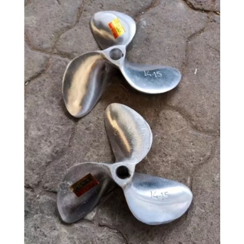 baling baling aluminium 14/15 as 3/4 untuk perahu nelayan