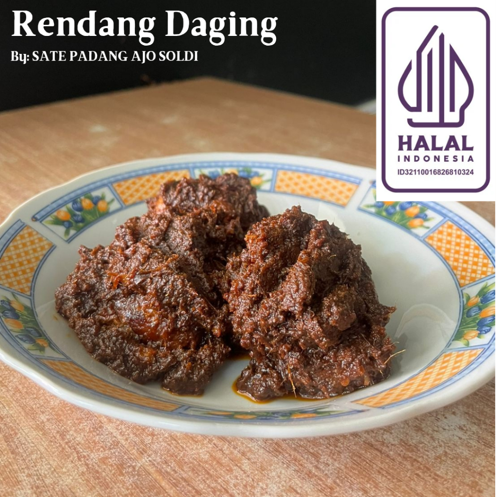 

Rendang Daging Basah 1kg by Sate Padang Ajo Soldi