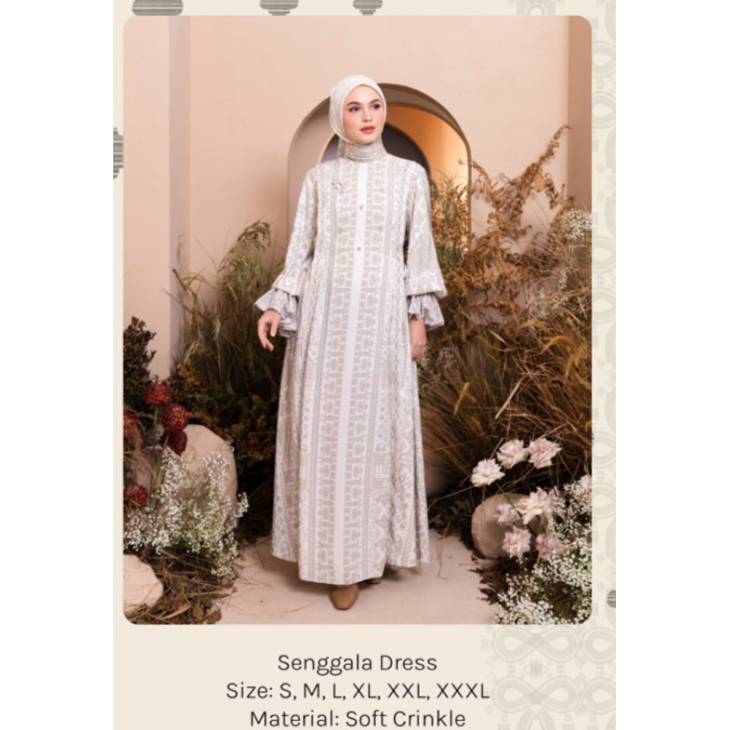 Wearing Klamby - Senggala dress (gamis dewasa)