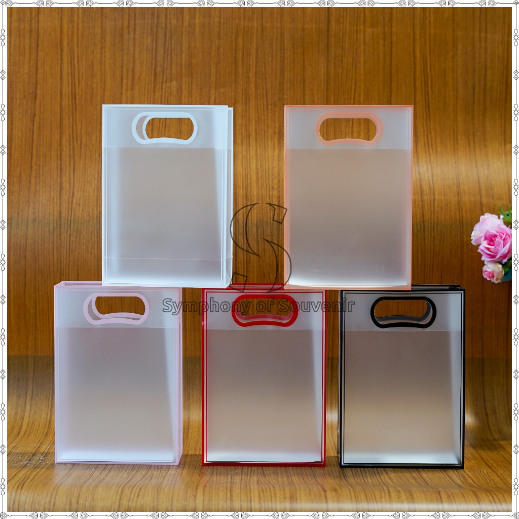 

Tas Mika Transparant Handle Goodie Bag Hampers Tas Hadiah Tas Souvenir Shopping Bag Gift Bag