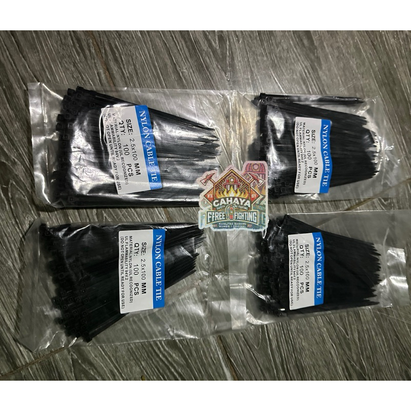 

kebel thies pengikat isi 100pcs hitam 2.5