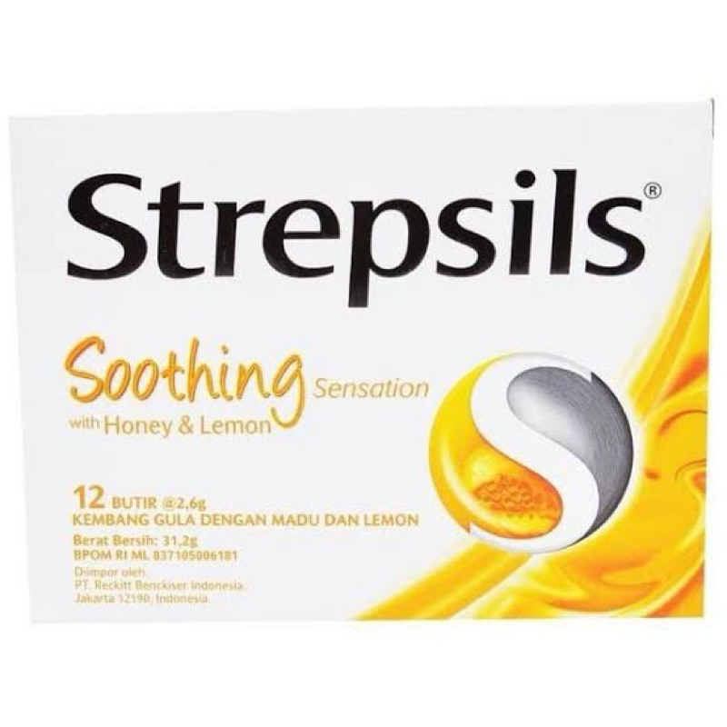 

STREPSIL HONEY DAN LEMON 12 TABLET