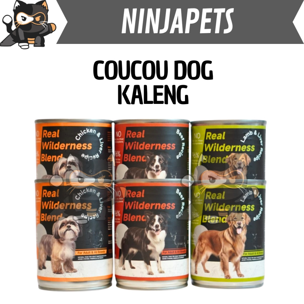 COUCOU DOG WET FOOD KALENG 400 GRAM