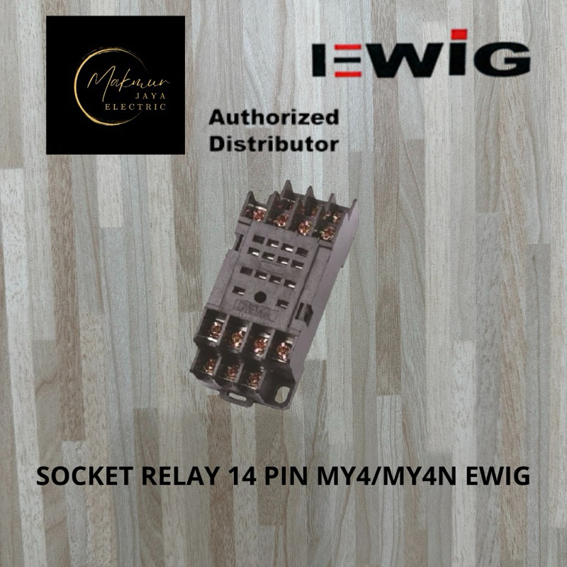 Socket Relay 14 Pin EWIG | Socket MY4 MY4N 14Kaki EWIG