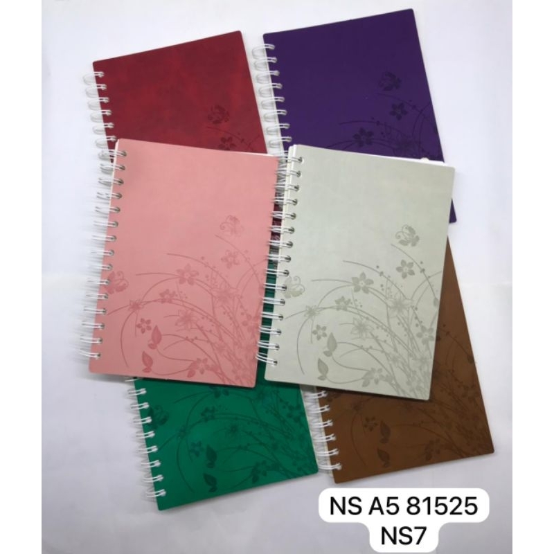 Notes Spiral A5 Bunga