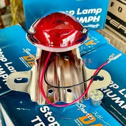 STOPAN CB STOPLAMP CB TRIUMPH/TRIUMP BY DAY SET PANGKON STOPAN V80 FULL BESI CHORME CB ,CUSTOM