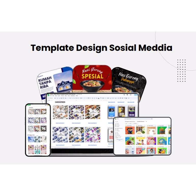 Template Konten Social Media Specialist lengkap