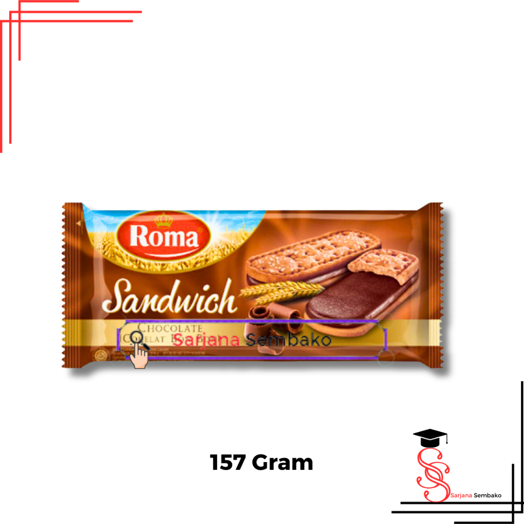 

Roma Biscuit Sandwich Chocolate - 1 Pcs