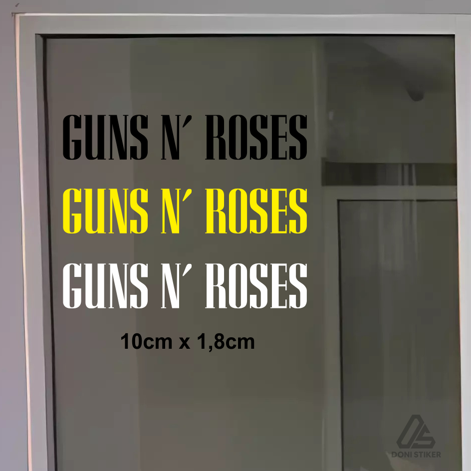 

stiker band guns n roses / GNR sticker cutting