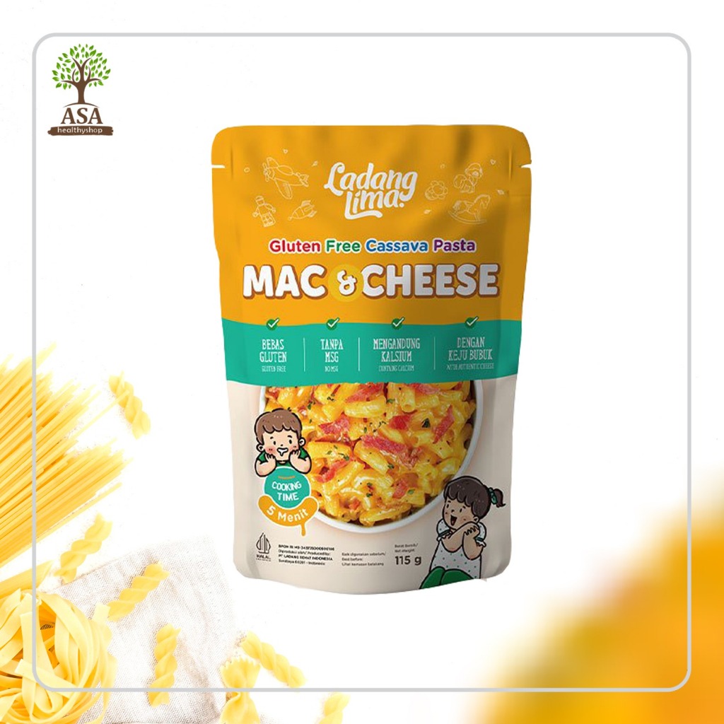 

Cassava Pasta Mac & Cheese Ladang Lima