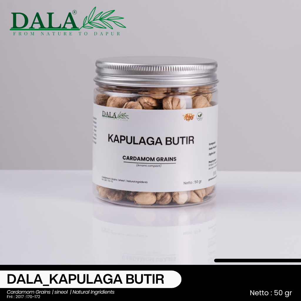 

DALA_Kapulaga Butir / Cardamom Grains (50 gr)