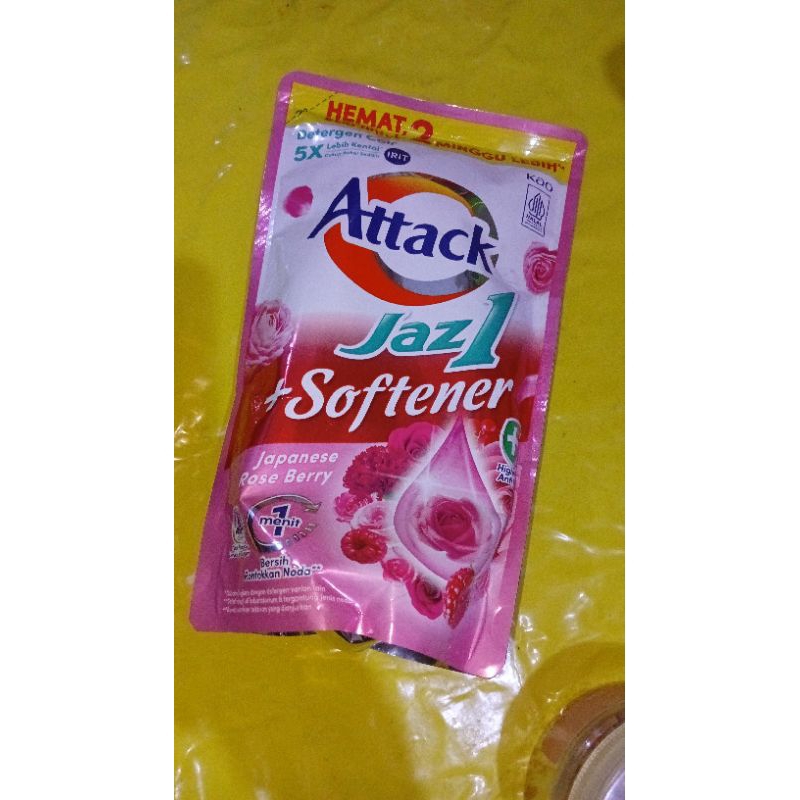 Detergen Cair Attack Jaz1 + Softener