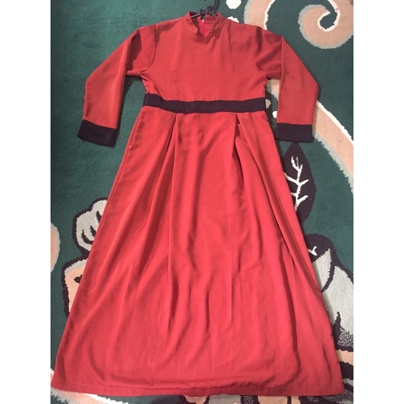 preloved gamis teracota ( bata )