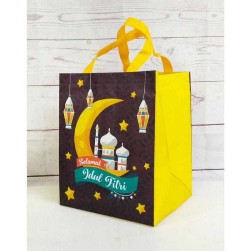 

goodie bag idul Fitri , tas hampers lebaran ,bahan tebal (UK 30X24x20)