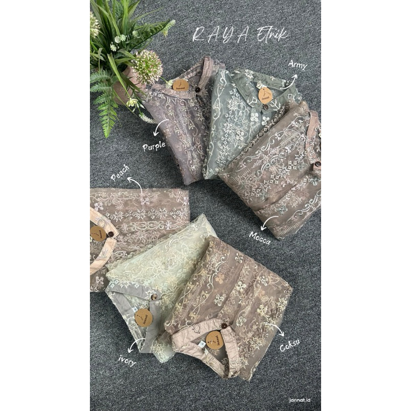 RAYA OUTER SERIES JANNAT/ Raya b auter dress jannat/ Raya outer seris ory jannat.id